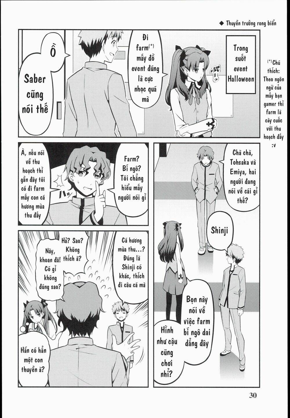 saber-san chơi fgo! chapter 1 32