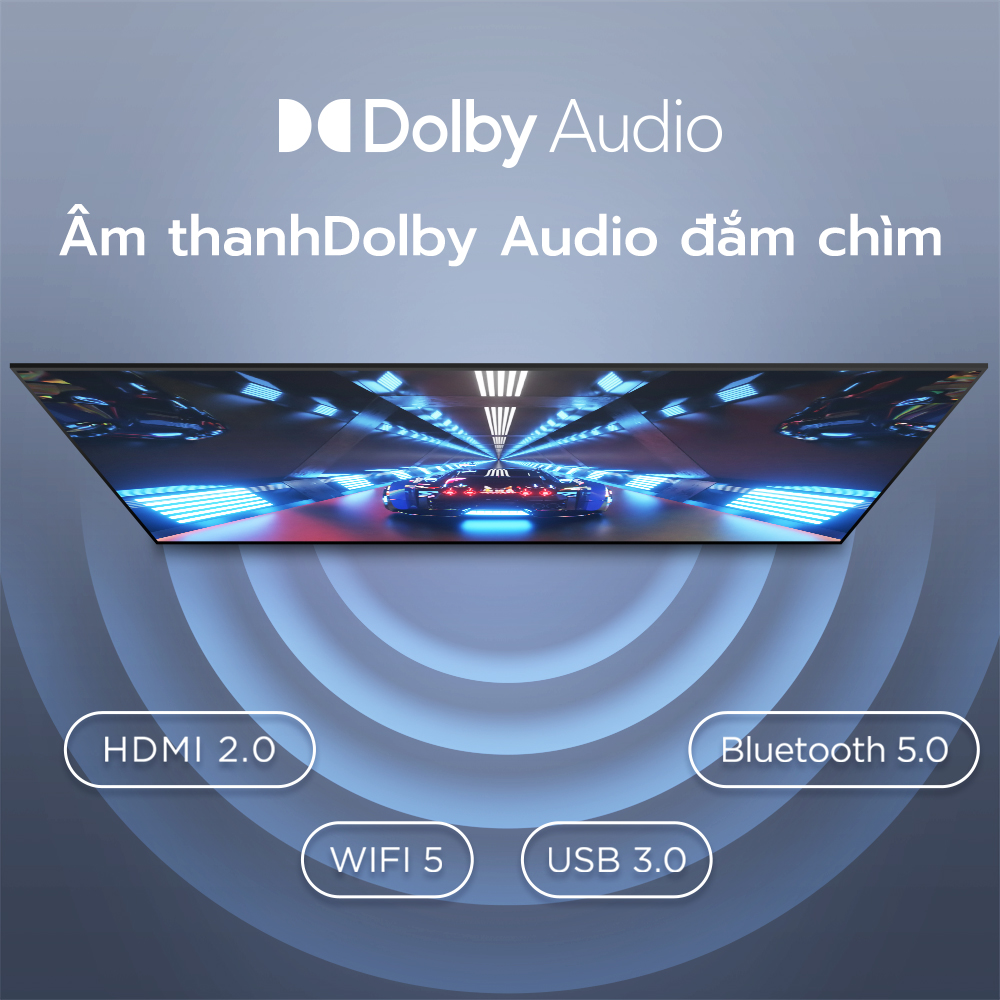 Hình ảnh [Sản phẩm mới nhất 2022] GOOGLE Tivi 50'' 4K HDR - 50T66 - Gam Màu Rộng Dolby Audio - Tivi Giá Rẻ Chất Lượng - Bảo Hành 2 Năm - Hàng chính hãng