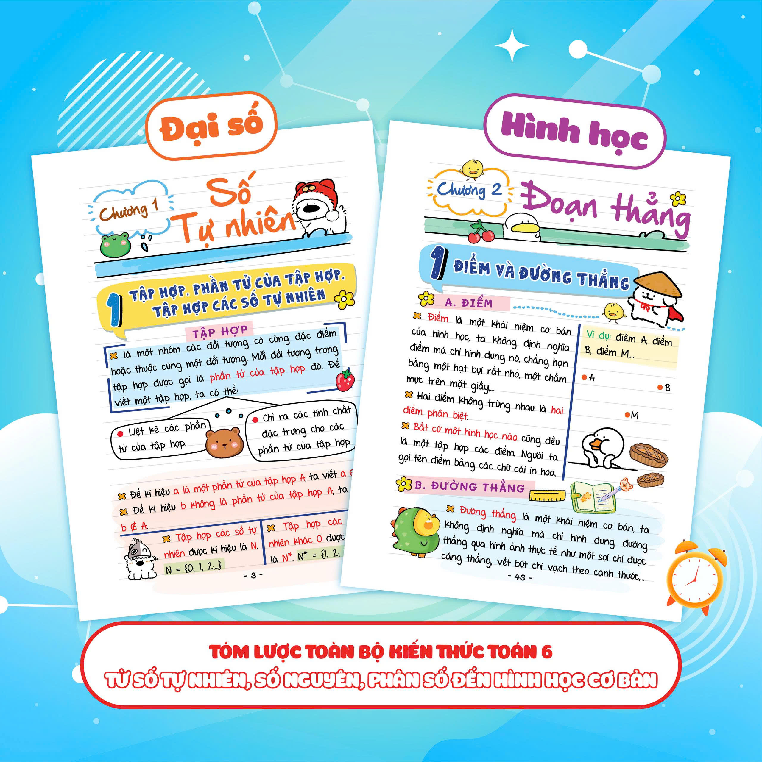 Sách Mini Note - Siêu Gọn, Siêu Nhớ Toán THCS