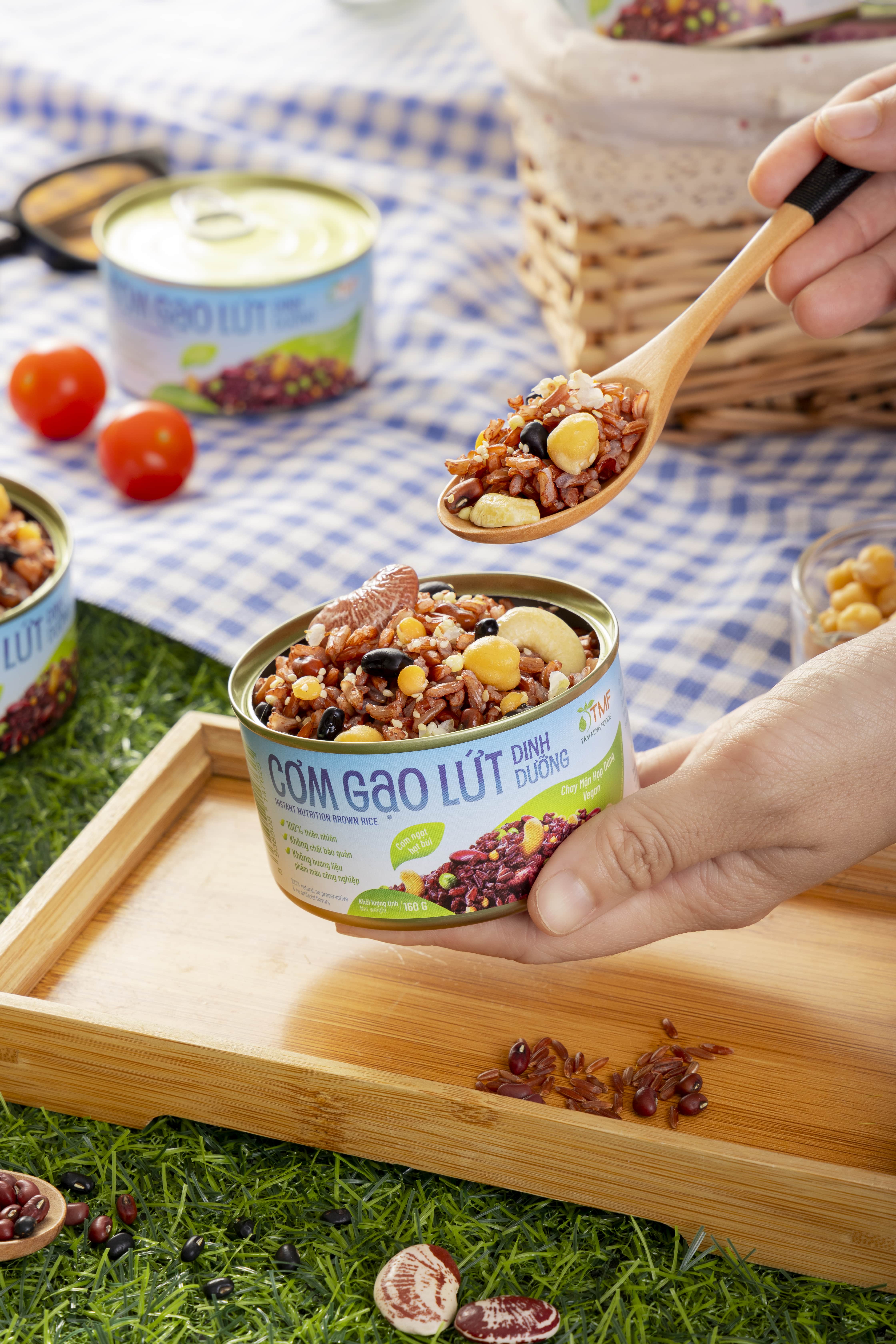 Cơm gạo lứt dinh dưỡng ăn liền TÂM MINH FOODS