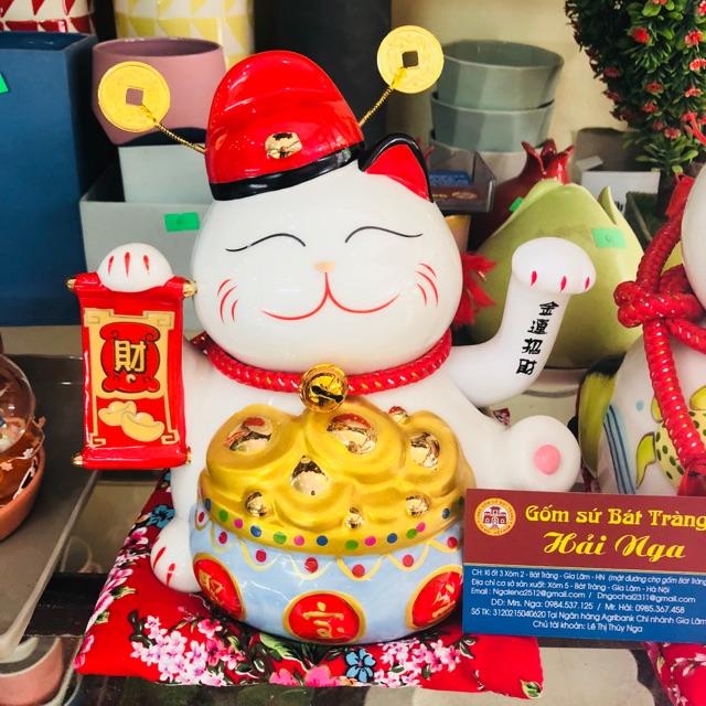 Mèo thần tài, mèo neko maneki 22cm