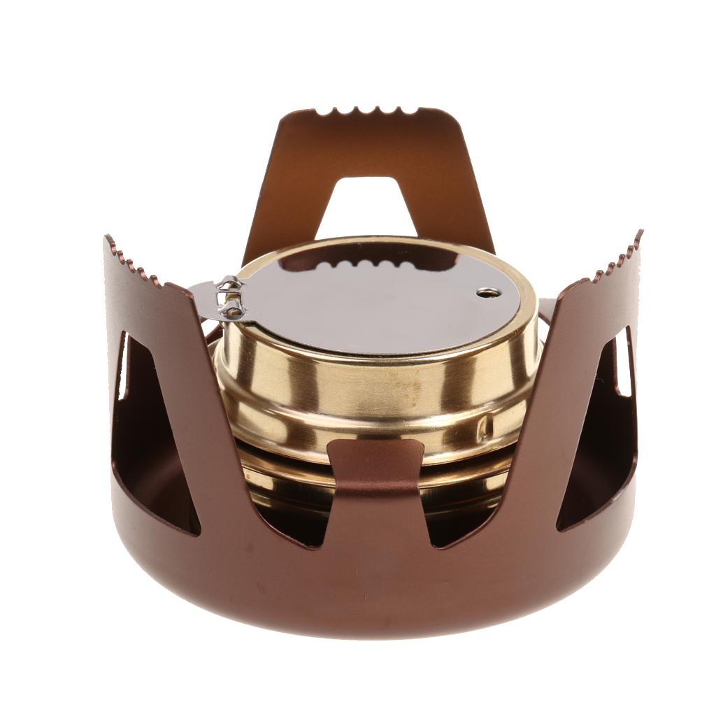 Ultra-light Mini Alcohol Gas Stove Spirit Burner Outdoor Camping Backpacking