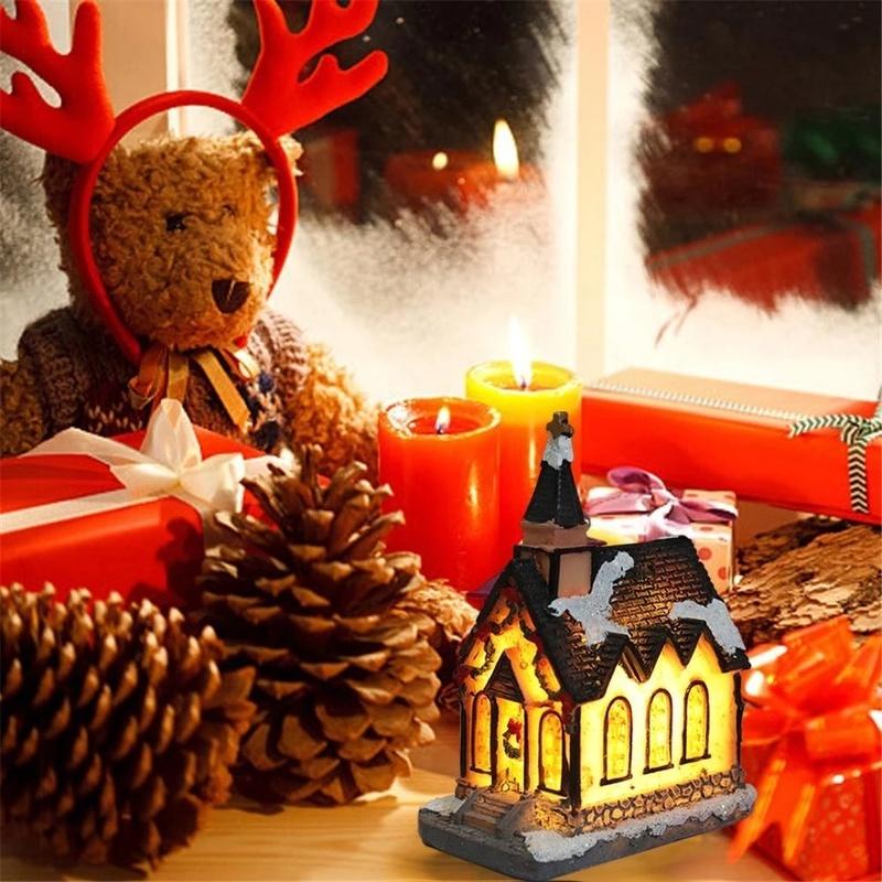 Mô Hình Ngôi Lồng Đèn Led Trang Trí Giáng Sinh