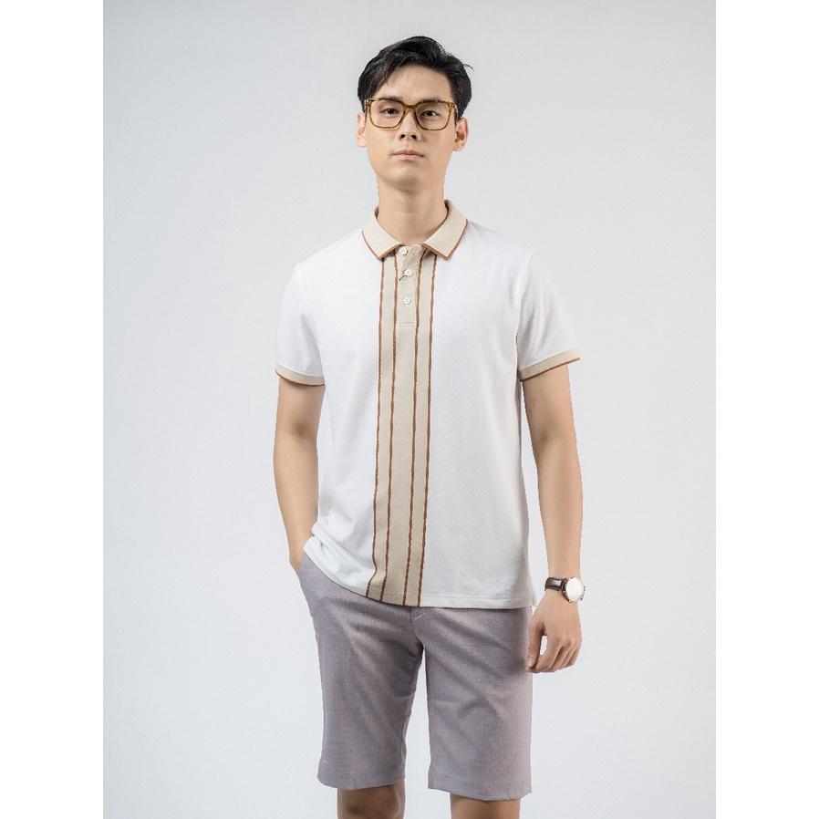 OWEN - Áo Polo nam ngắn tay Owen màu trắng 220348 - Áo thun có cổ nam
