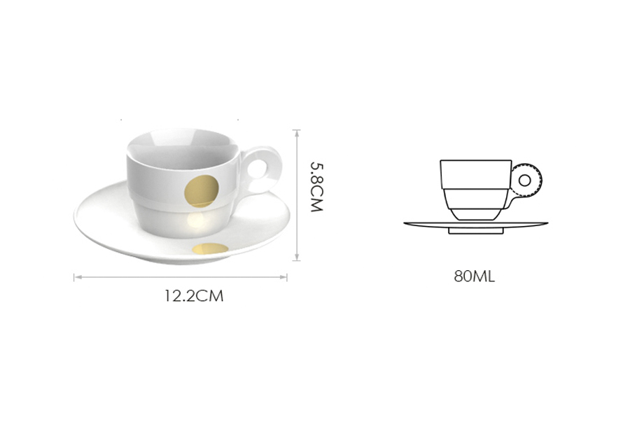 Tách cà Phê cao cấp Brewista B+ Porcelain - Espresso