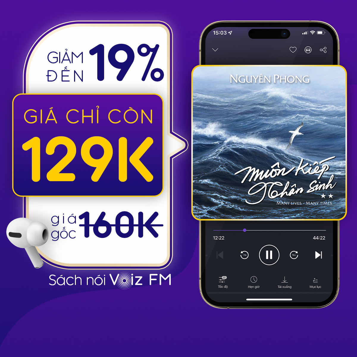 Voiz FM - Voucher nghe Sách Nói