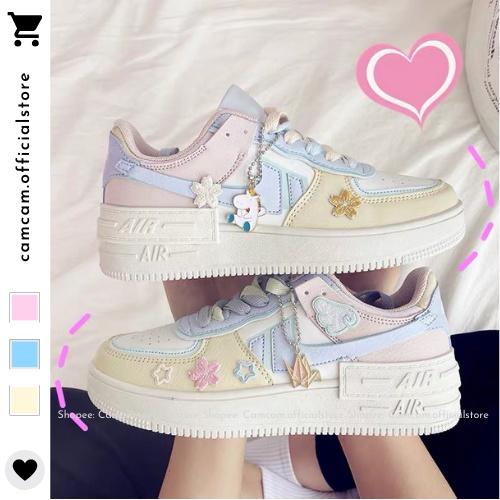 GIÀY NỮ ULZZANG KẸO NGỌT, SNEAKER AF1 HOT TREND