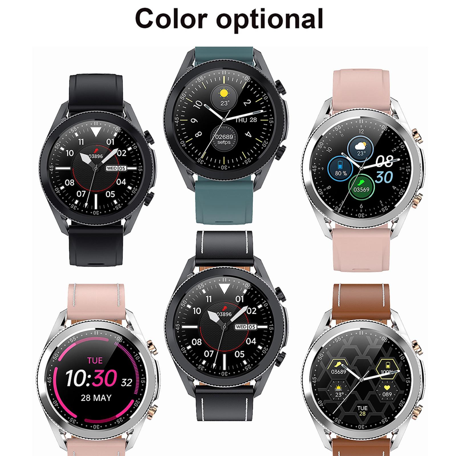 I12 Bluetooth Smart Watch for Android Phones and iOS Phones Activity Tracker 1.3 Inch Touch Screen Pedometer for Men Women Compatible with iOS Android