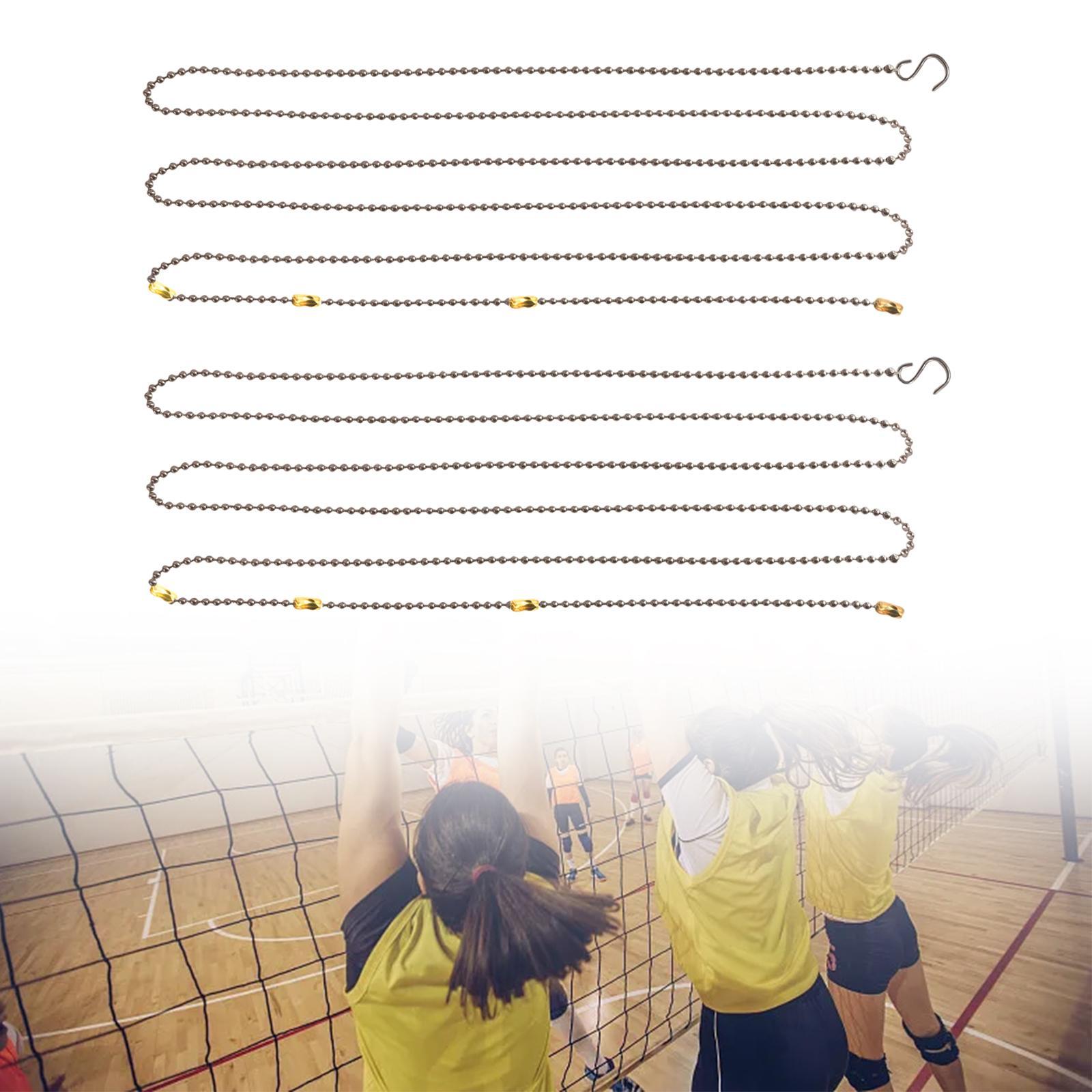 2.5M Length Volleyball Net Measure Chain for Outdoor Training Competitions