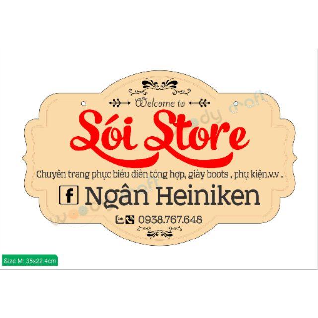 BẢNG GỖ TÊN SHOP, ĐẠO CỤ CHỤP ẢNH BÁN HÀNG ONLINE, DECOR TREO SHOP