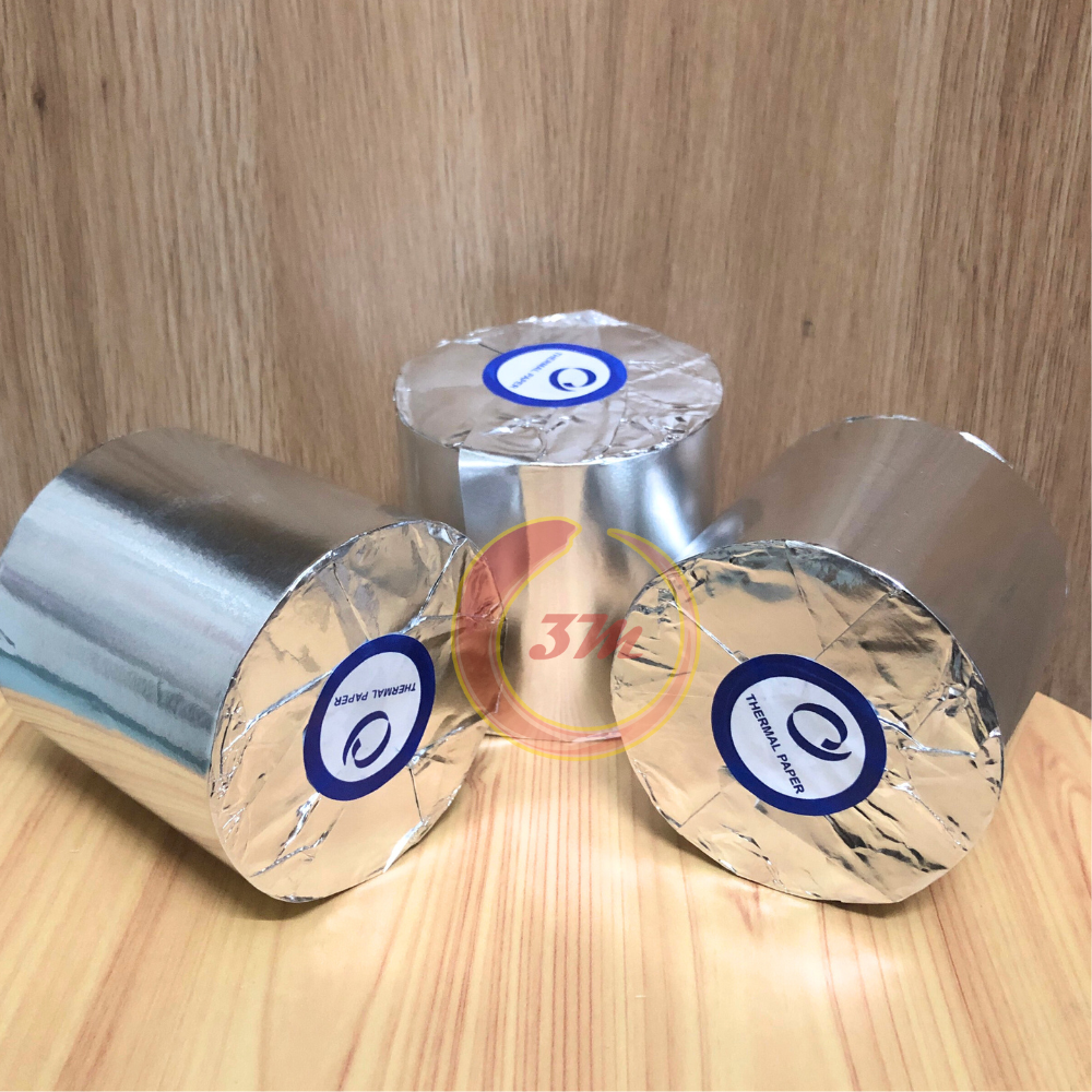 Thùng 50 cuộn giấy in nhiệt K80, Giấy in bill, Giấy in hóa đơn 80x80mm