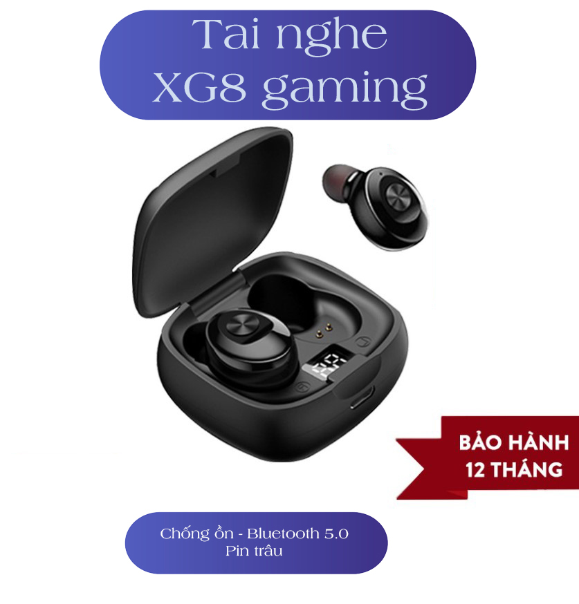 Tai Nghe Bluetooth 5.0 GX8 Gaming không dây chống ồn - thể thao - thời trang - K1221