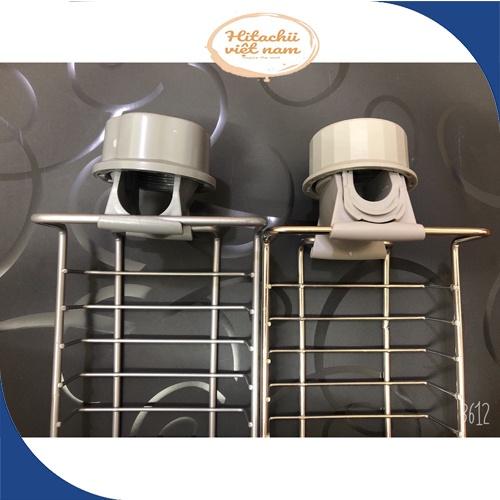 Kệ Inox Gắn Vòi Rửa Bát Để Giẻ Rửa Bát Tiện Lợi Không Rỉ, Giá Treo Vòi Inox Đựng Đồ , Giẻ Rửa Chén Bát