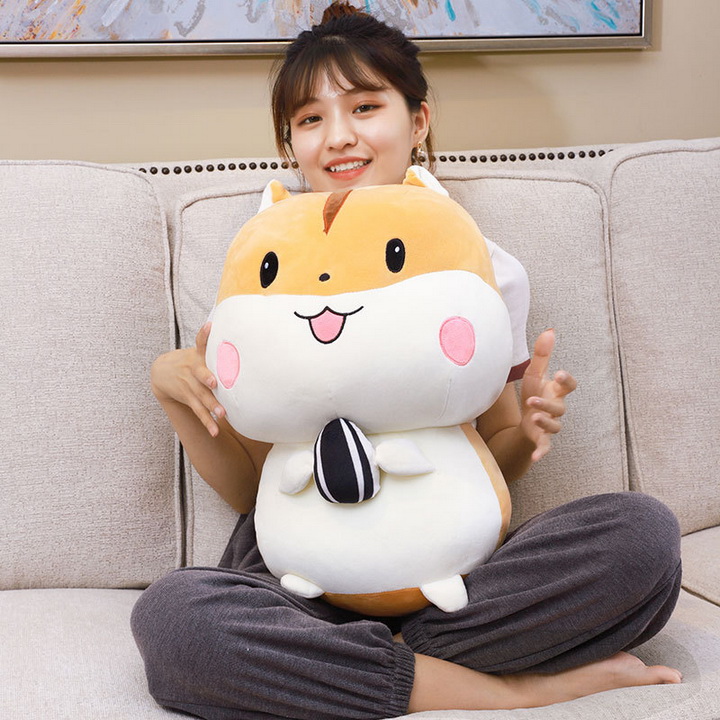 Gấu Bông Chuột Hamster 40cm TNB01 Ngộ Nghĩnh Và Đáng Yêu Màu Nâu