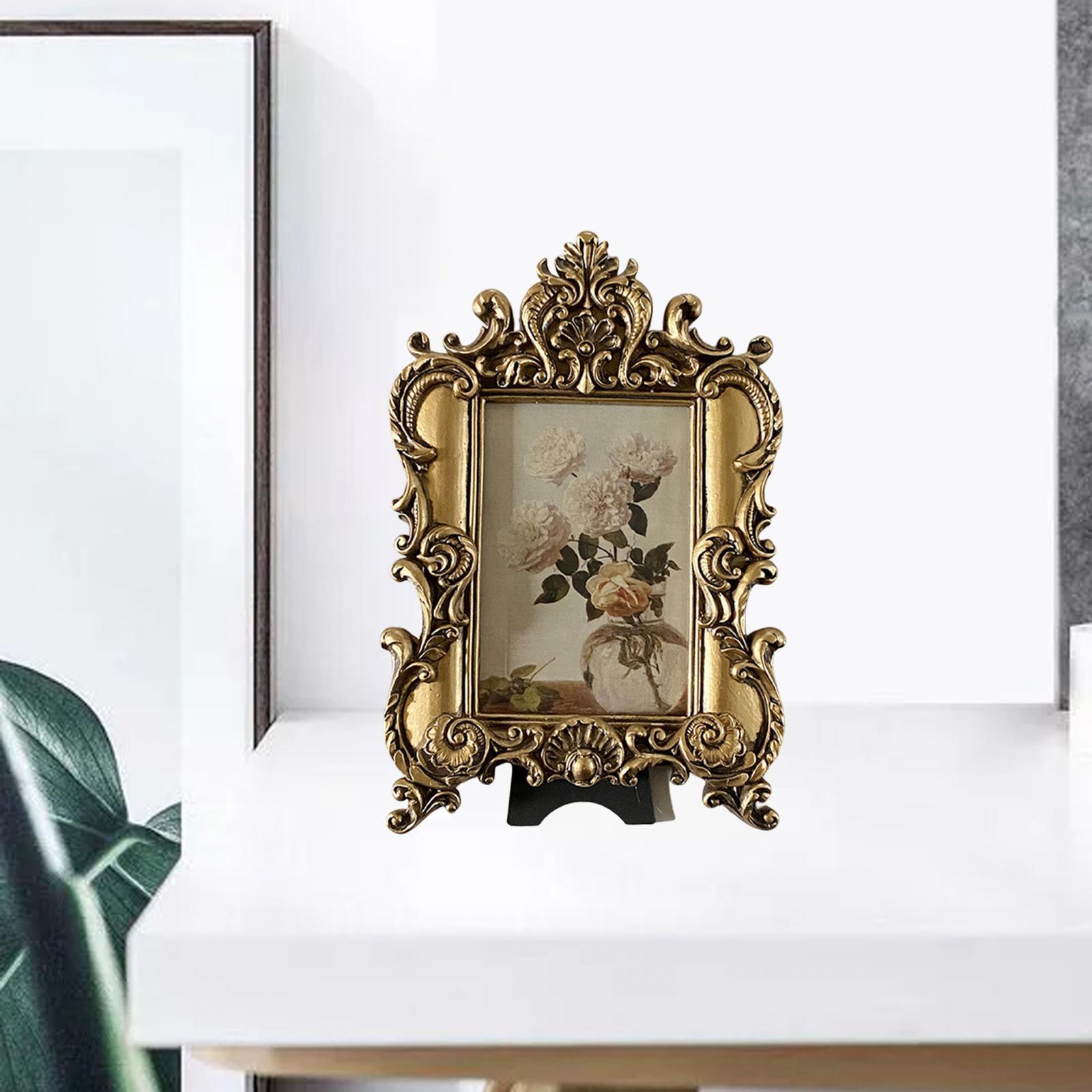 Vintage Style Photo Frame Display Holder Stand Picture Frame for Bedroom