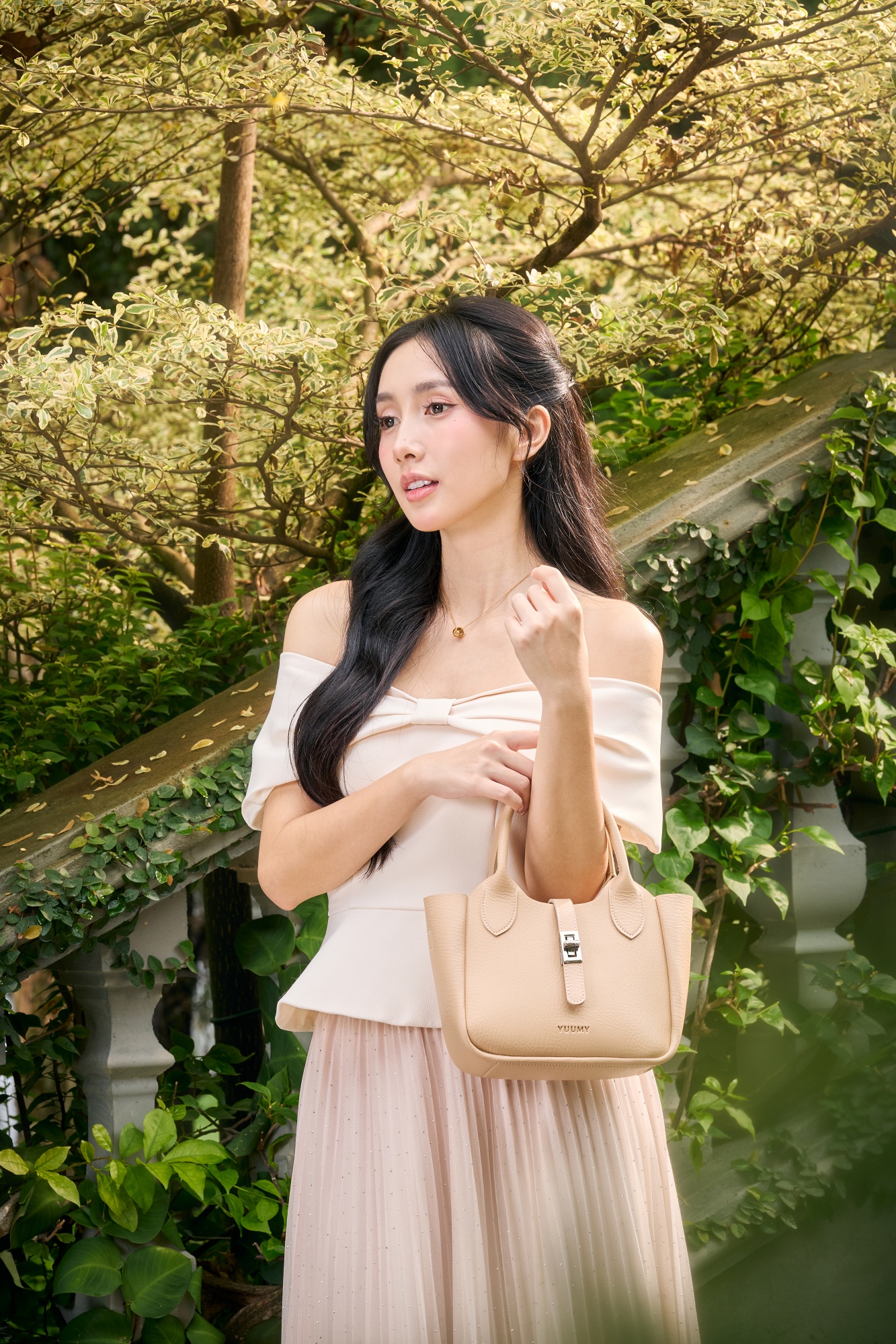 Túi Yuumy ( Thời trang nữ phối quai xách - Túi xách da Bergen YTX78 )