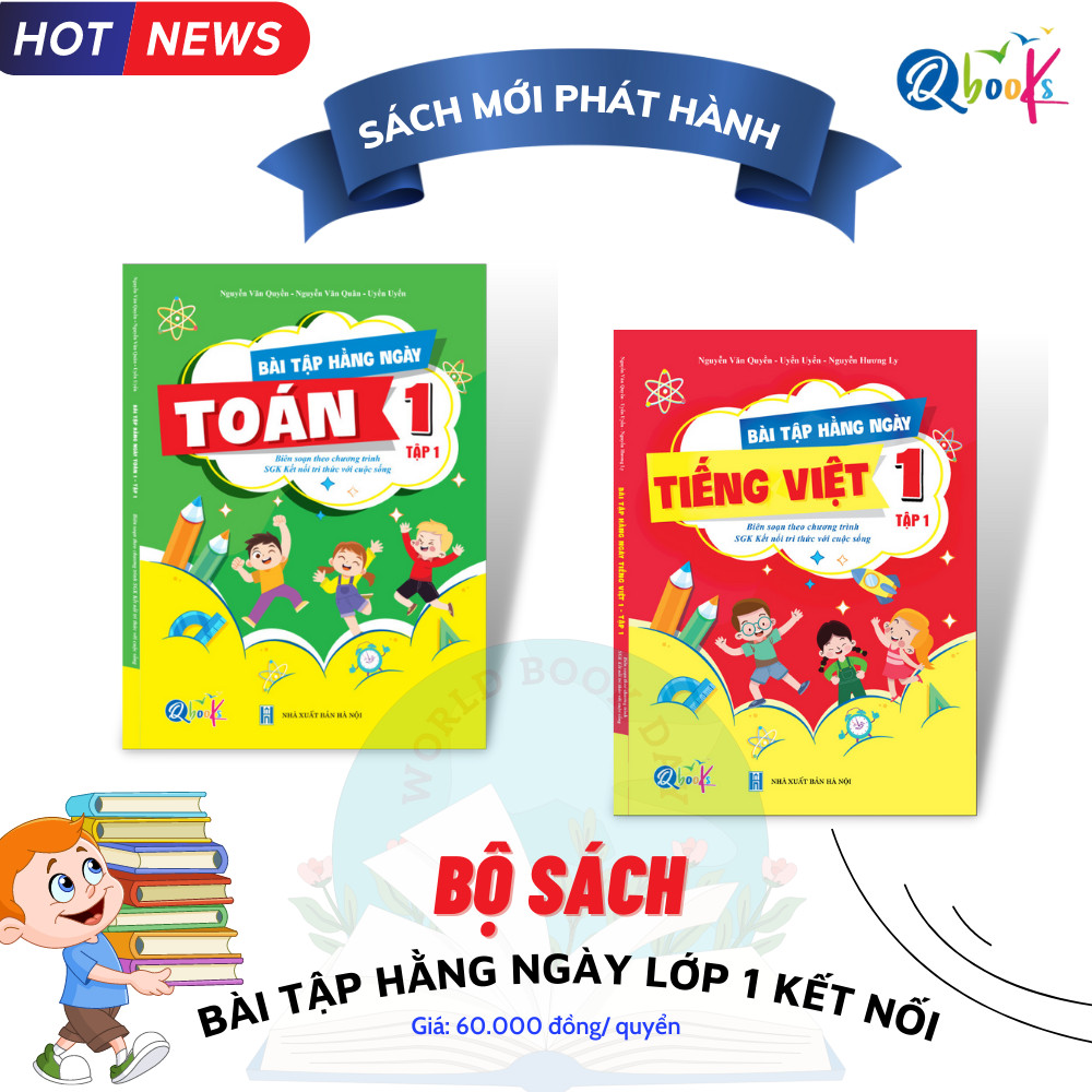 BỘ BÀI TẬP HẰNG NGÀY LỚP 1 KỲ 1 KẾT NỐI TRI THỨC