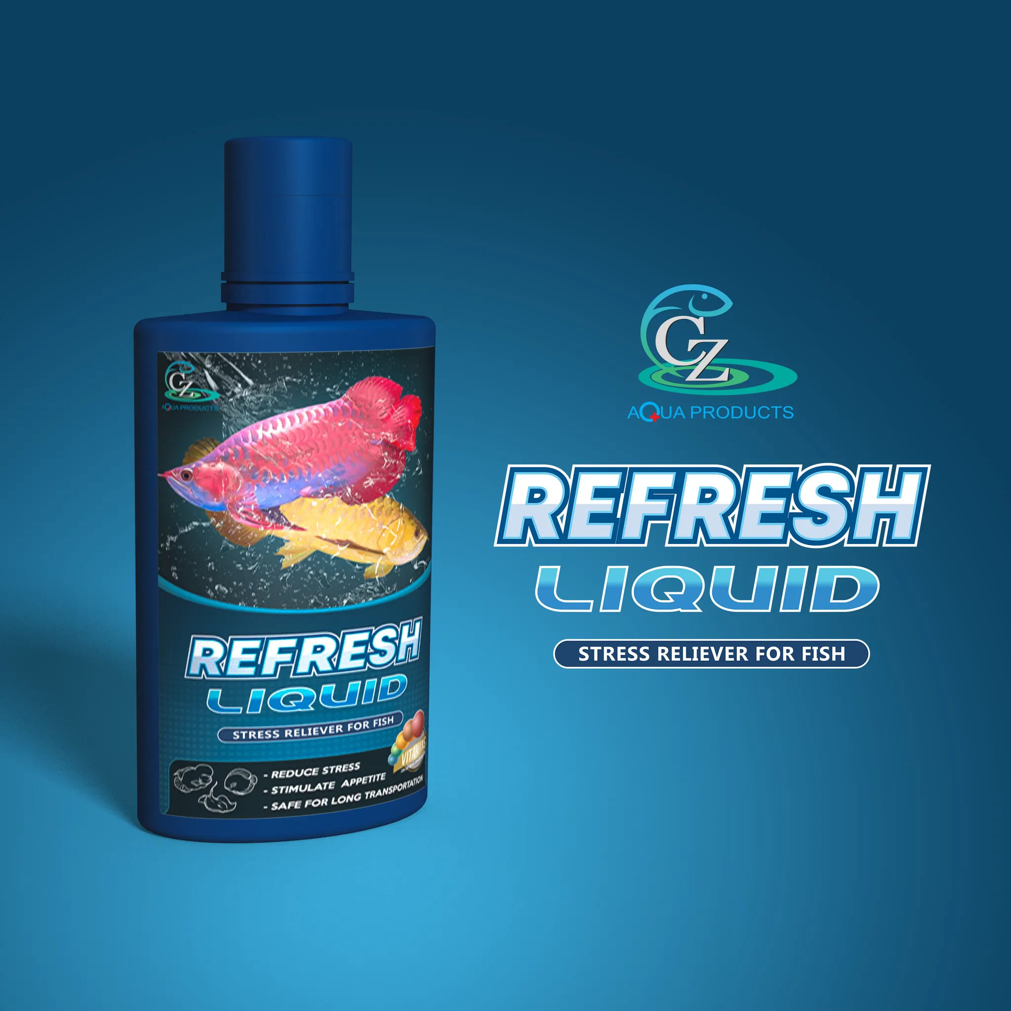 Vitamin REFRESH Liquid Dưỡng Cá dành cho mọi loại cá cảnh - HÀNG CÔNG TY