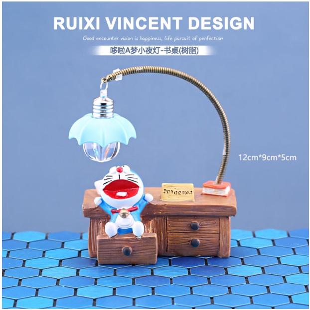 Đèn Ngủ Doraemon Siêu Dễ Thương Cute Đang Làm Việc, Đèn Decor Trang Trí, Quà Tặng Sinh Nhật, Lưu Niệm