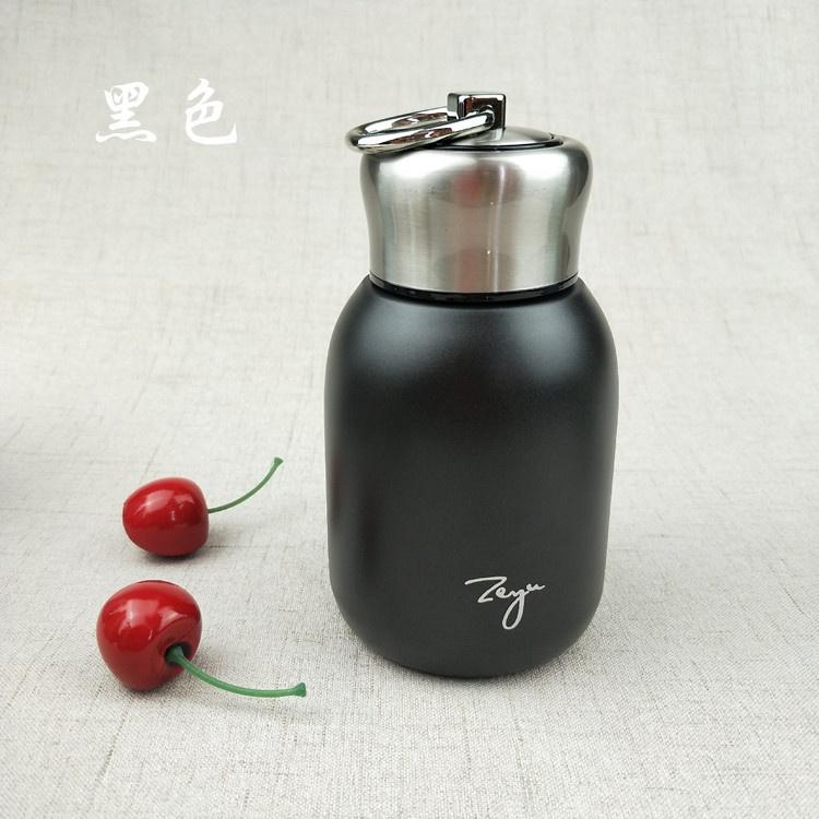 Bình Chân Không Cà Phê Mini Thời Trang Mới 300ML Bình Nước Du Lịch Cầm Tay Giữ Nhiệt Bằng Thép Không Gỉ Đáng Yêu