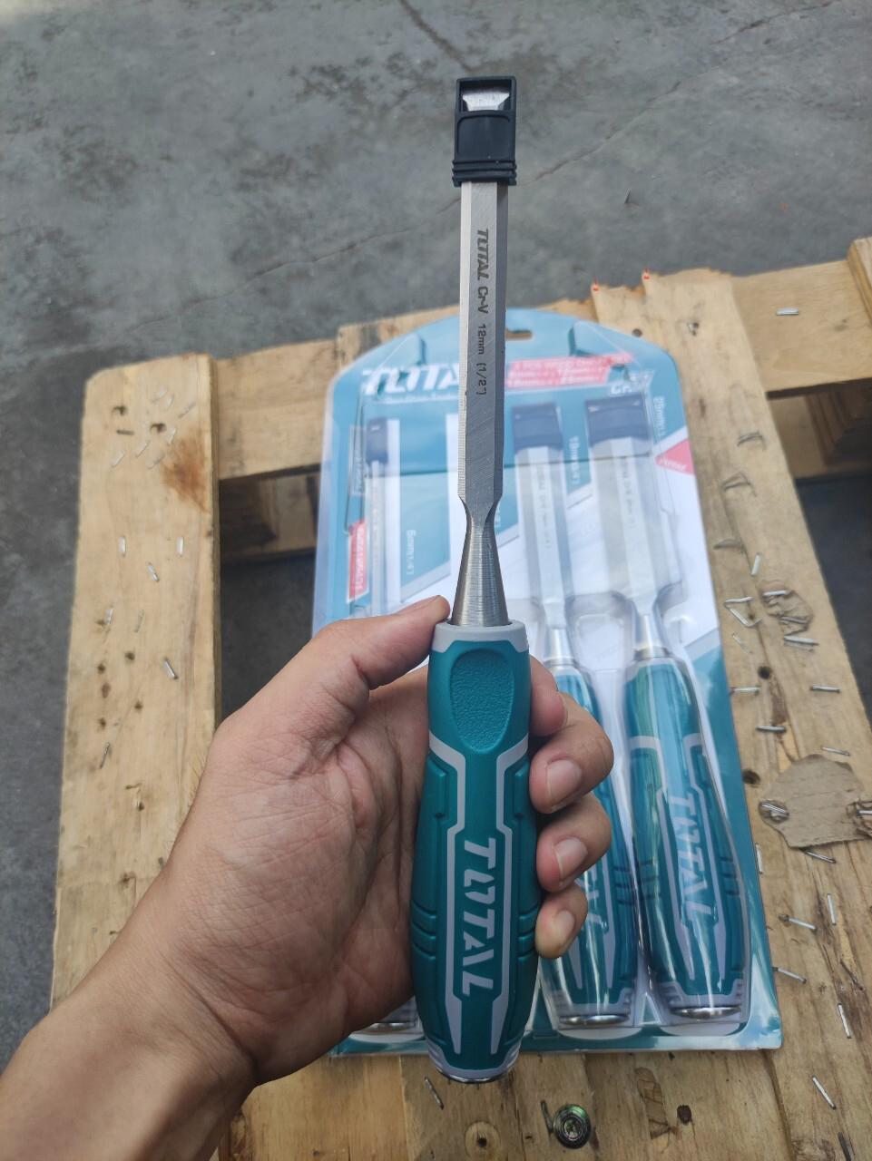 BỘ 4 CÁI ĐỤC GỖ (16/T) TOTAL THT41K0401 - HÀNG CHÍNH HÃNG