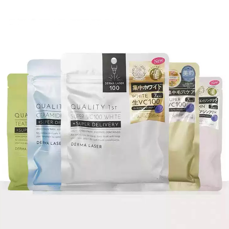 Mặt nạ dưỡng da chuyên sâu Quality 1st Derma Laser gói 7 miếng - Nội địa Nhật