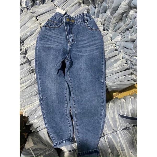 Quần jeans baggy cạp chun