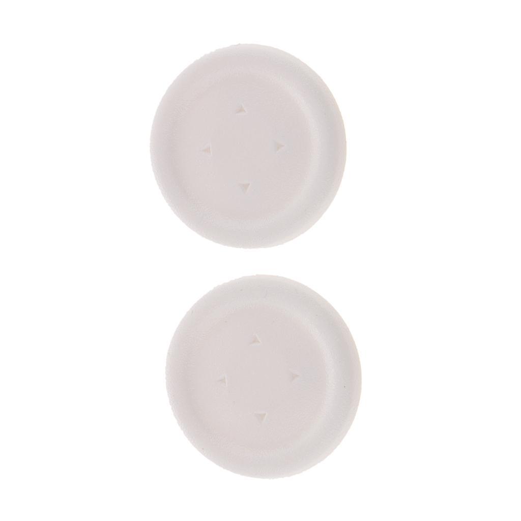 1 Pair Round D-pad Direction Cross Key Cap Buttons for Microsoft One Controller - White