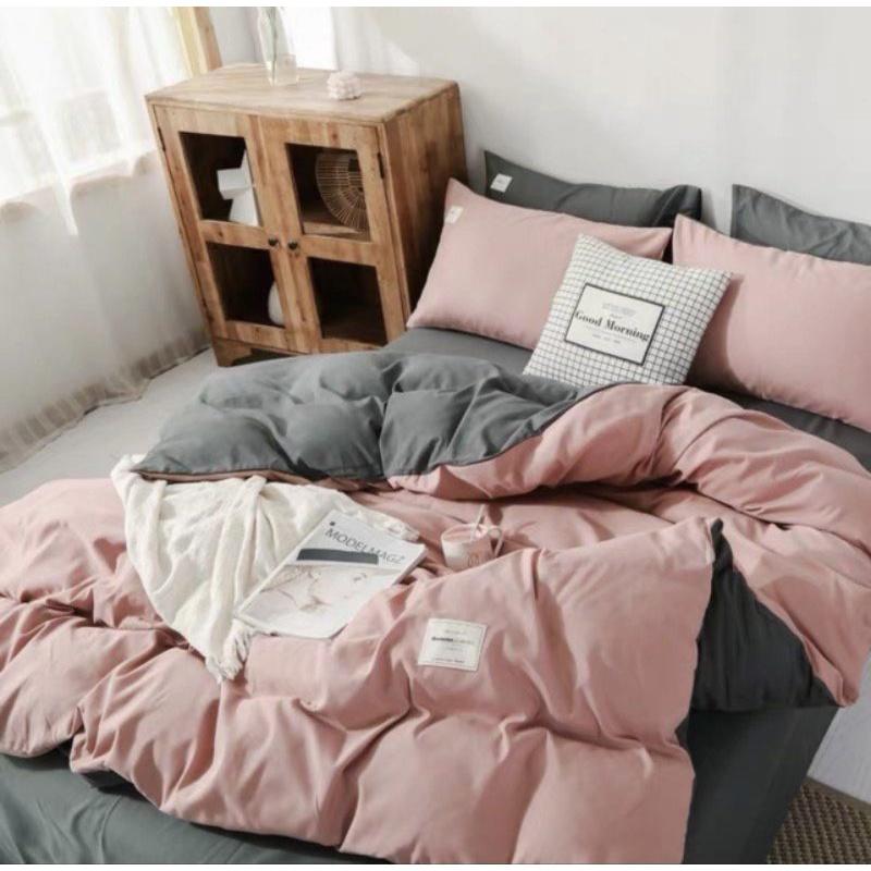 Bộ chăn ga gối Cotton Tici cao cấp GenZ Bedding, chăn ga Hàn Quốc, miễn phí bo chun rap ga giường theo yêu cầu