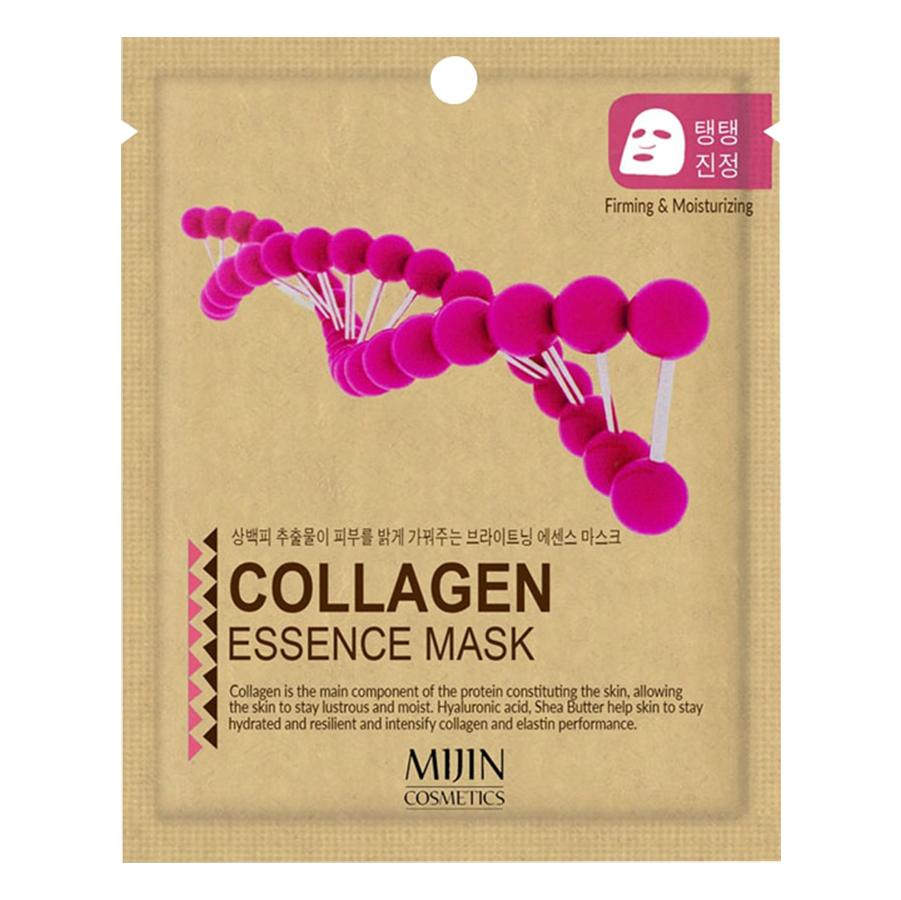 Combo 10 Gói Mặt Nạ Mijin Collagen Mijin Collagen Essence Mask + Mijin Hồng Sâm Mijin Red Ginseng Essence Mask