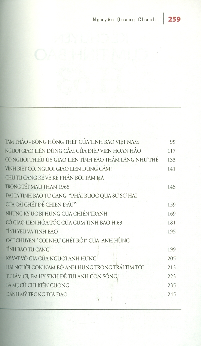 Kể Chuyện Cụm Tình Báo H.63 Anh Hùng - Những Câu Chuyện Tình Báo Thót Tim Không Phải Ai Cũng Biết (Bản in màu)