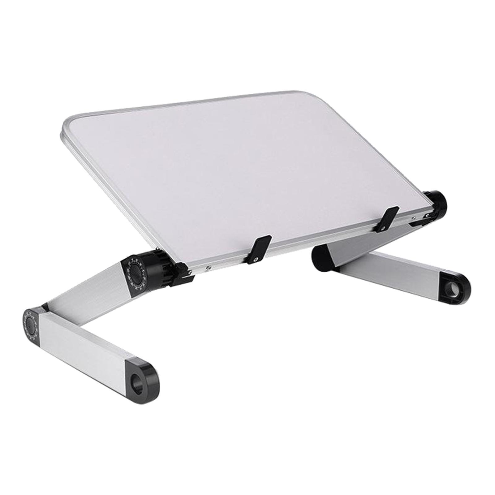Adjustable Laptop Stand for Bed, Aluminum Laptop Desk Table Foldable Laptop Tray, Protable Notebook Stand