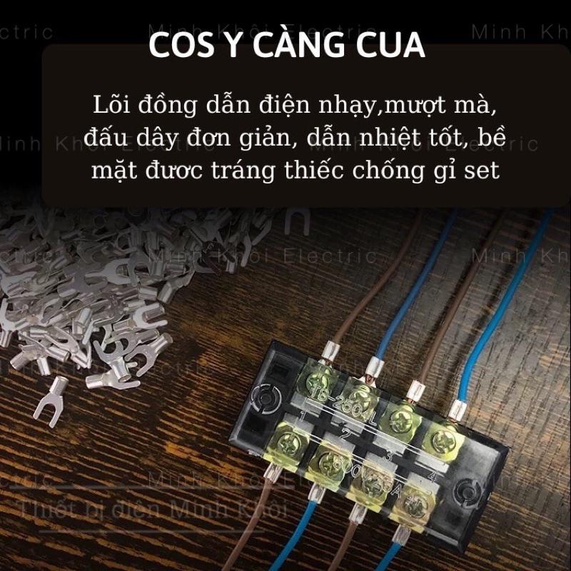 Cos y trần túi 100c,đầu cos trần y,cốt chữ y,cốt chữ u,chẻ,chỉa,càng cua