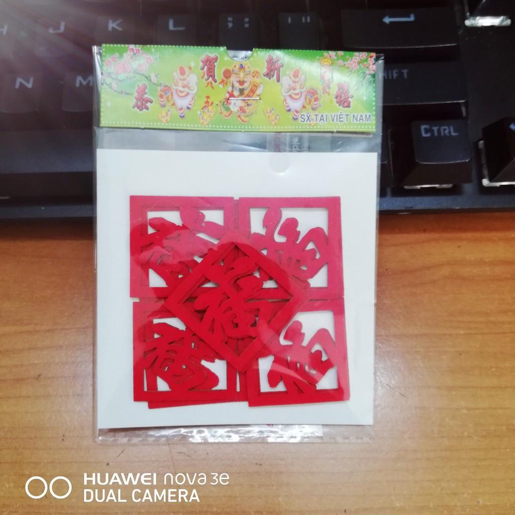 Combo Chữ dán trái cây Tết