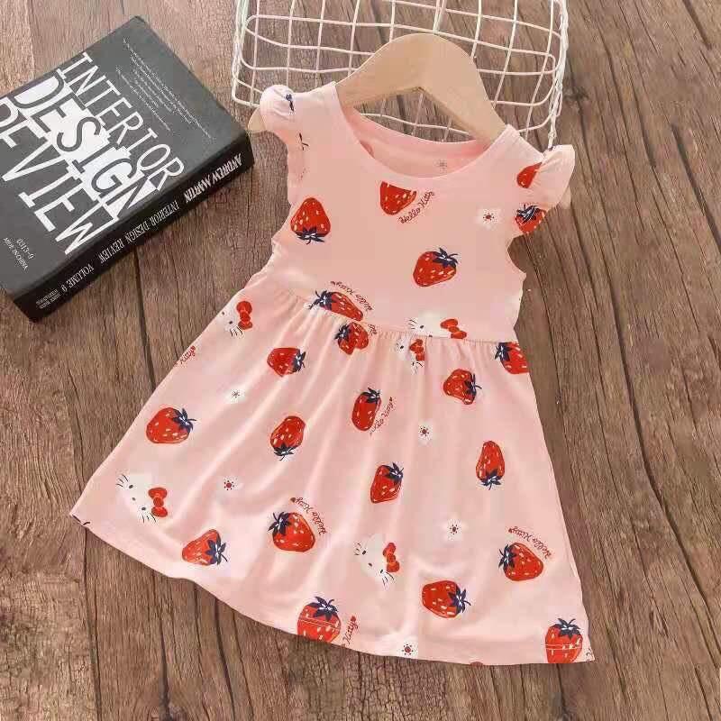 Váy , đầm xuất hàn bé gái 10-25kg_Hàng QCCC chất cotton lạnh mềm_mịn_co_giãn 4c