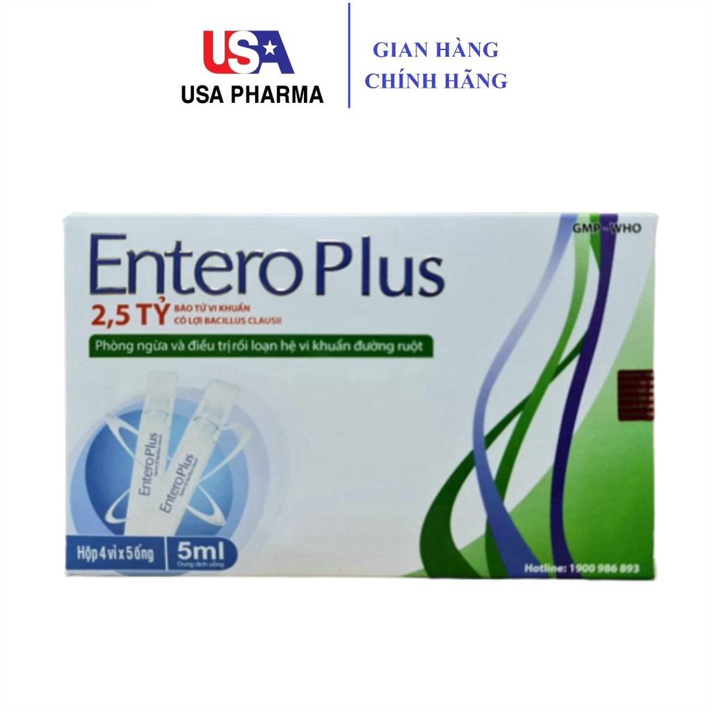 MEN VI SINH ENTERO PLUS - GIÚP CÂN BẰNG HỆ VI SINH ĐƯỜNG RUỘT PHÒNG NGỪA RỐI LOẠN TIÊU HÓA - HỘP 20 ỐNG