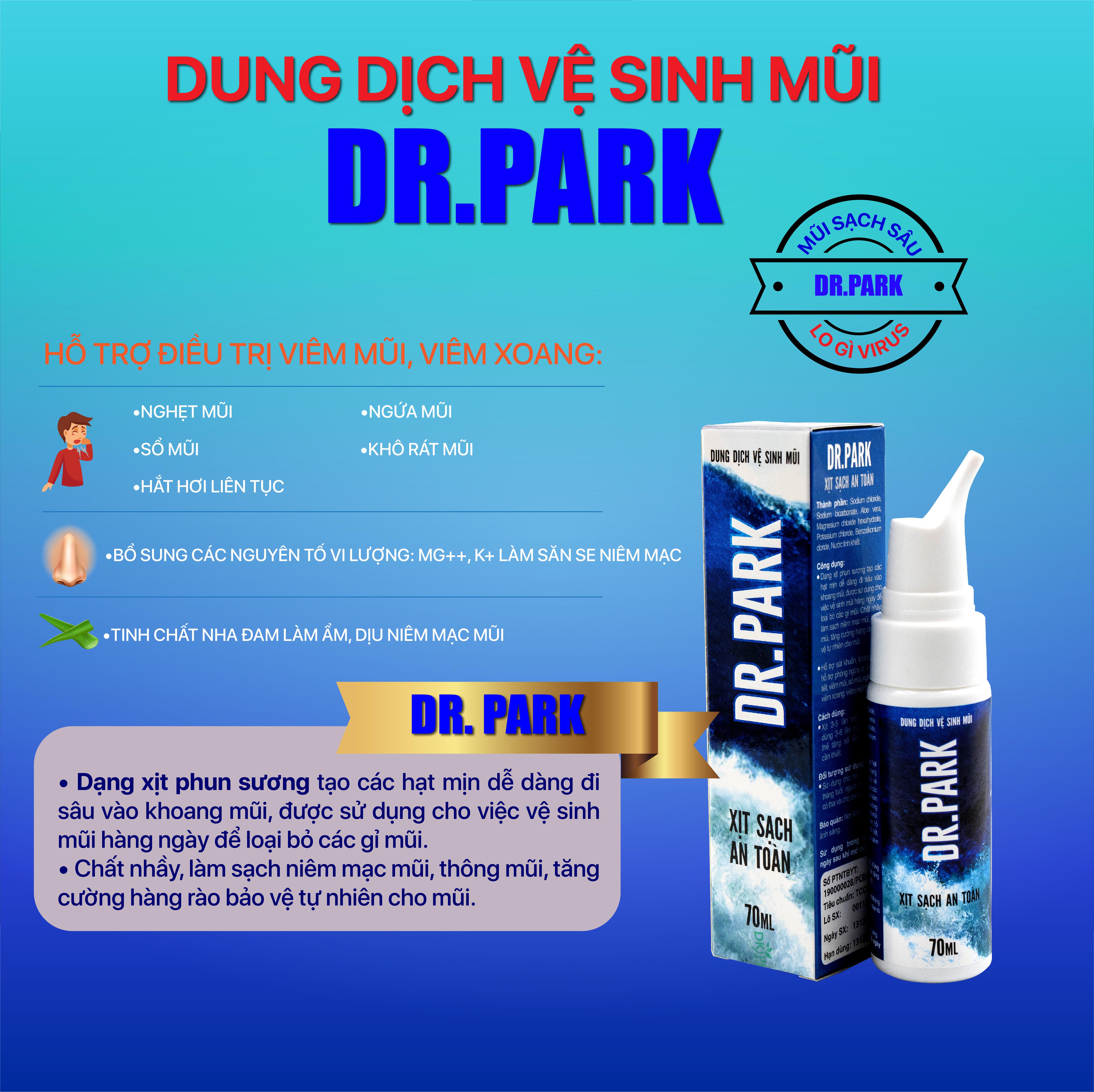 Dung dịch vệ sinh mũi Dr.Park 70ml