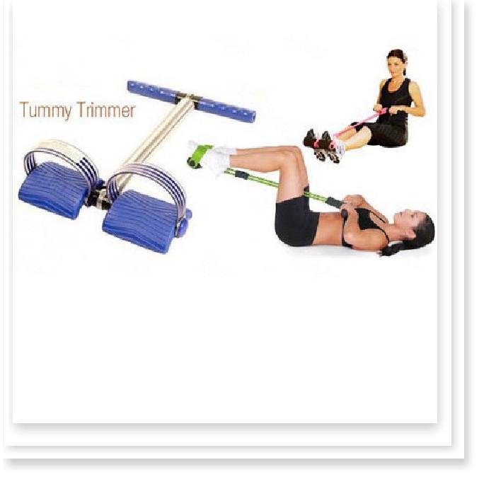 Dây kéo đàn hồi lò xo thép siêu bền Tummy trimmer dụng cụ thể dục tập gym cơ bụng tay eo lưng tại nhà tiện dụng