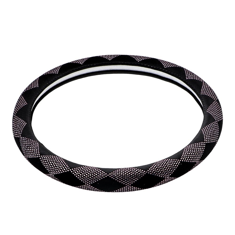 Bọc vô lăng xe hơi 38cm đính đá nhiều màu sắc