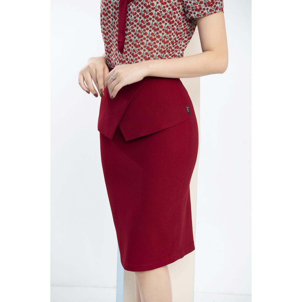 Áo sơ mi nữ công sở LUPERI LFSM1126 thiết kế cổ đức thắt dây hoa văn trẻ trung, hiện đại, dễ mix đồ