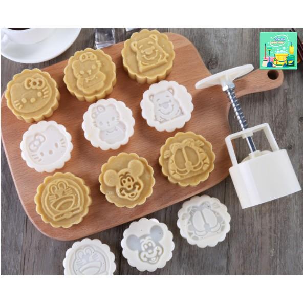 Khuôn Làm Bánh Trung Thu 50g Hình Động Vật Hoạt Hình Ngộ Nghĩnh - BT102