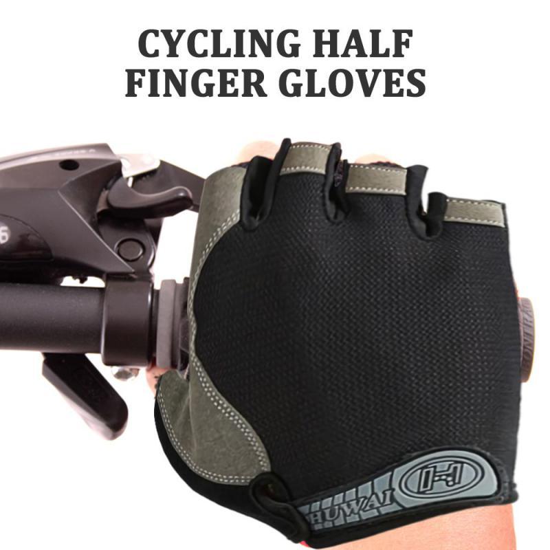 Găng tay chống trượt chống trượt găng tay thể thao chống sốc găng tay cho nam giới sơ cứu Half Finger Găng tay quân đội Color: 01 Gloves Size: M