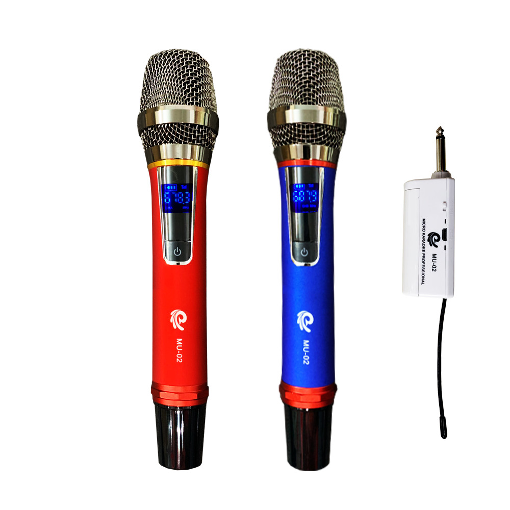 Micro Karaoke Không Dây Đa Năng Chuyên Dành Cho Mọi Loa Kéo Âm Ly MU02 - Hàng Nhập Khẩu