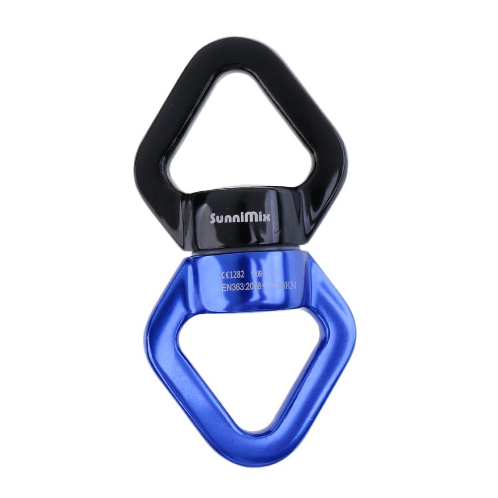 30KN Rope Swivel Connector Spinner for Rock Climbing/Swing Set/Aerial Dance