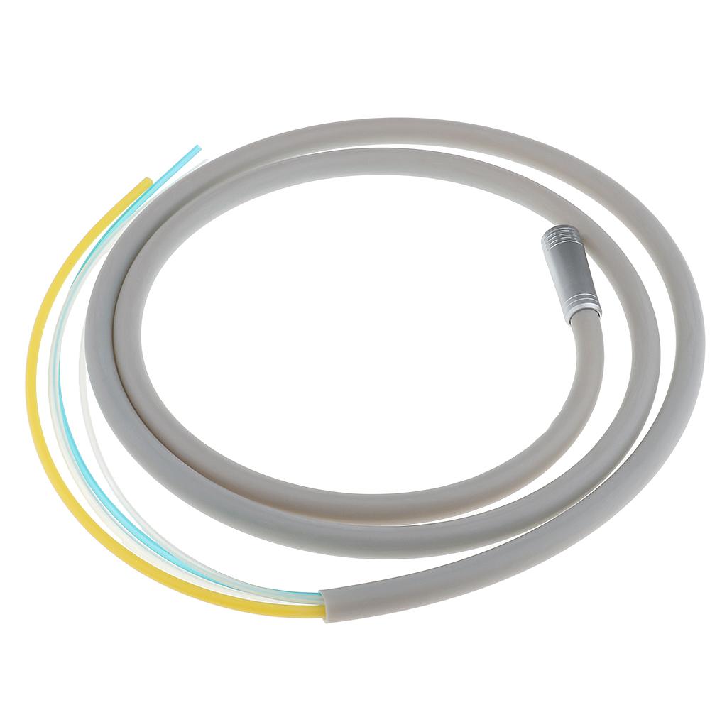 4 Holes Silicone Tubing Hose Tube Connector for Dentist High Speed/Air Turbine Motor Handpiece