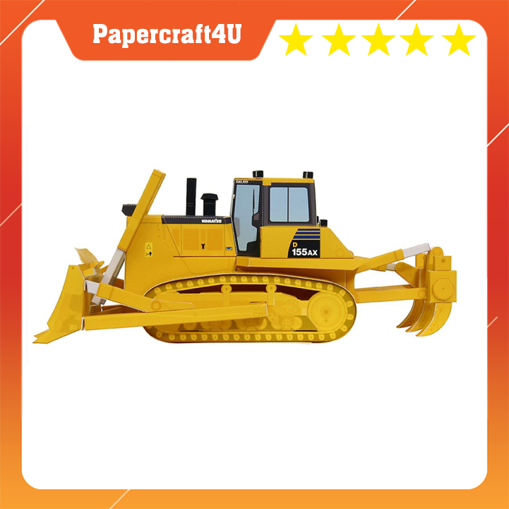 Mô hình giấy 3D Xe công trình D155 AX-6