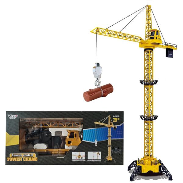 Đồ Chơi Cần Trục Tháp Xây Dựng Điều Khiển Từ Xa - Vecto VT8054