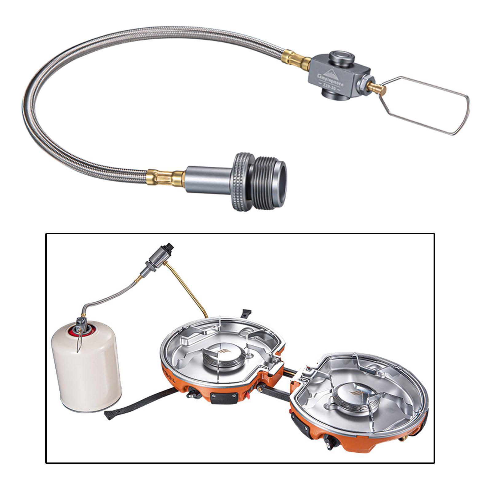 Gas Adapter Hose Connector Regulator for Outdoor Camping Fishing Grill