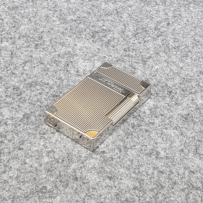 Vỏ Hột Quẹt Bật Lửa ga đá Upon D75T kẻ sọc đứng khuyết bốn góc