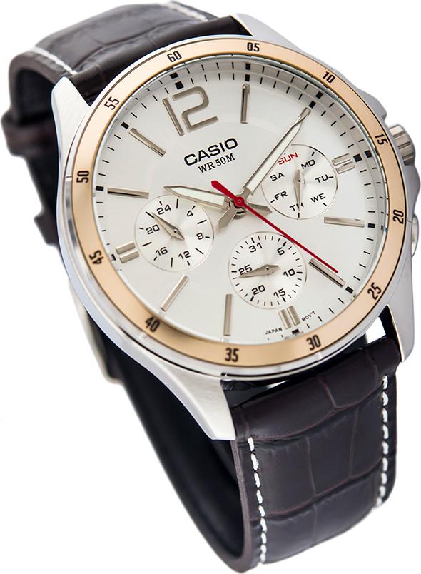 Đồng Hồ Nam Dây Da Casio MTP-1374L-7AVDF (47mm)